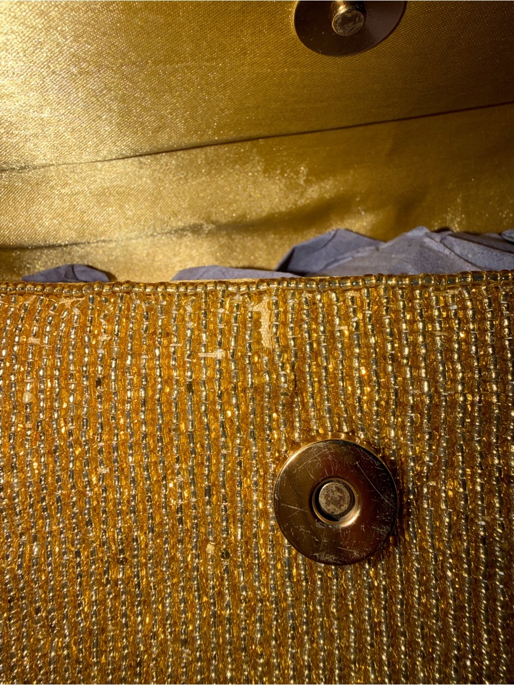 Sol & Mer Beaded Shoulder Bag with Cat Embroidery - Picture 5 of 6